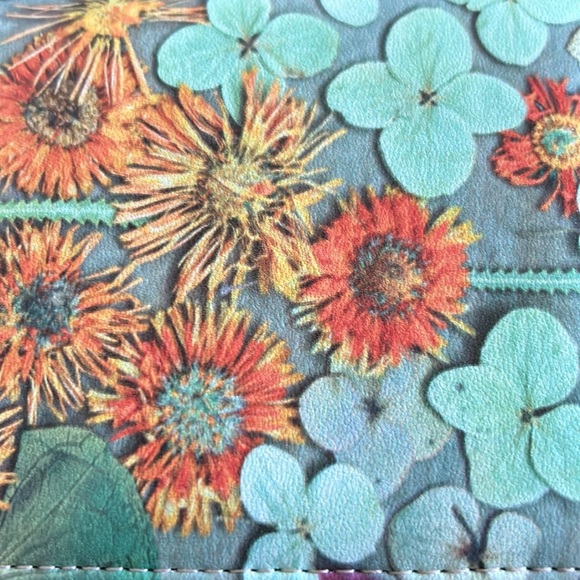 Aphison Floral Leather Wallet - Picture 2 of 7